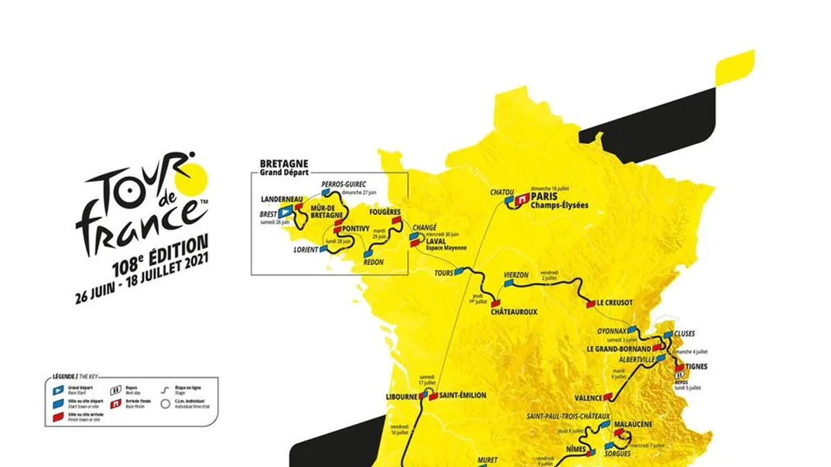 Tour de France bemutatták a 2021 es verseny útvonalát Nemzeti Sport