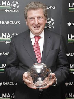 Hodgson és az LMA-díj (Fotó: Action Images)