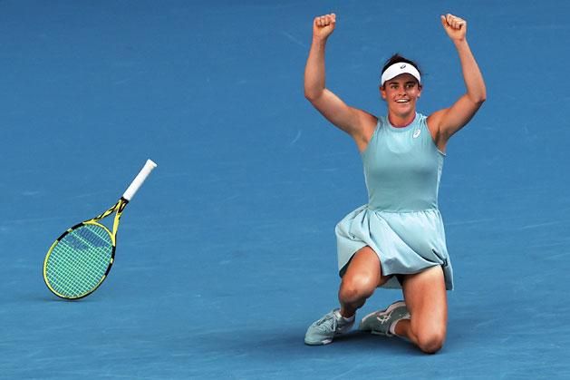 Jennifer Brady először döntős Grand Slam-tornán (Fotó: AFP)
