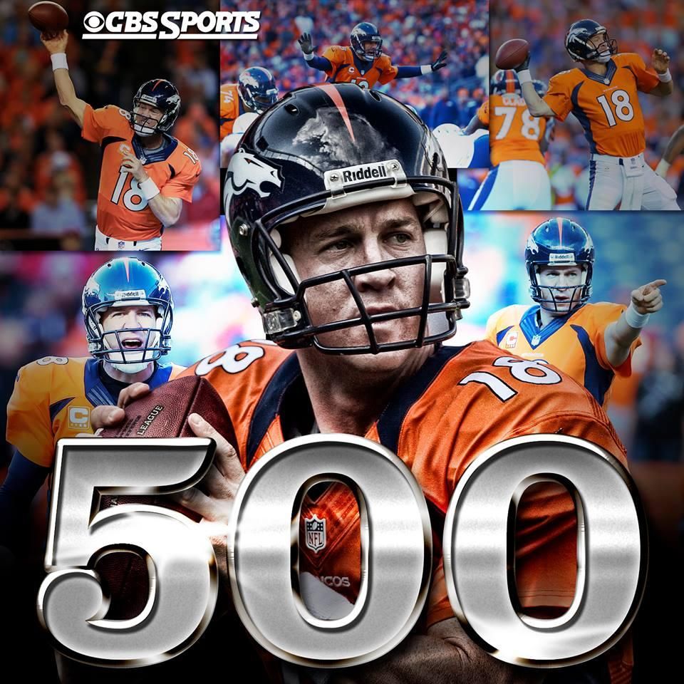 Peyton Manning: 500 (Fotó: CBS)