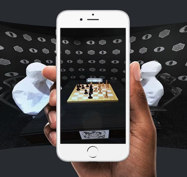 Ez maga a virtuális valóság – ilyen élményben lehet részünk a Carlsen–Karjakin sakk-vb-döntőt (Fotó: Instagram/theworldchess)