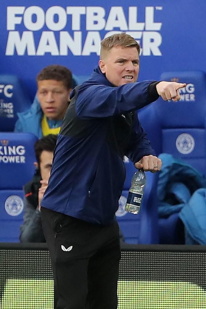 A Newcastle menedzsere: Eddie Howe (Fotó: AFP)