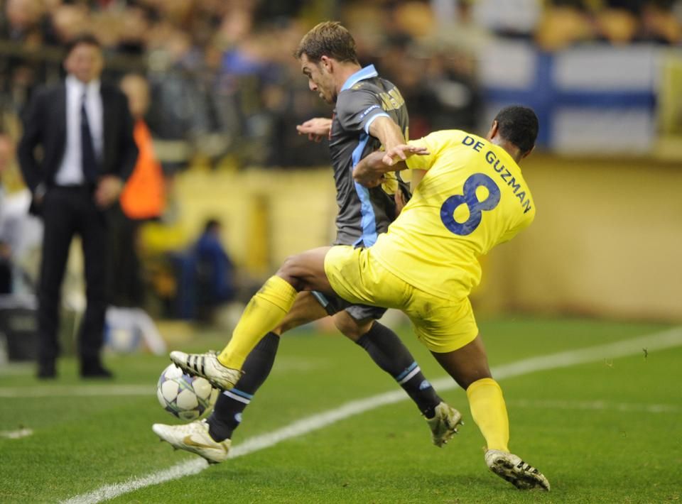 A Villarreal 2011-ben a Bayern München, a Napoli és a Manchester City csoportjába került – pont nélkül esett ki (Fotó: AFP)