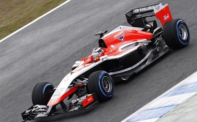 Bianchi a 6. helyen zárt a Marussiával pénteken (Fotó: Action Images)