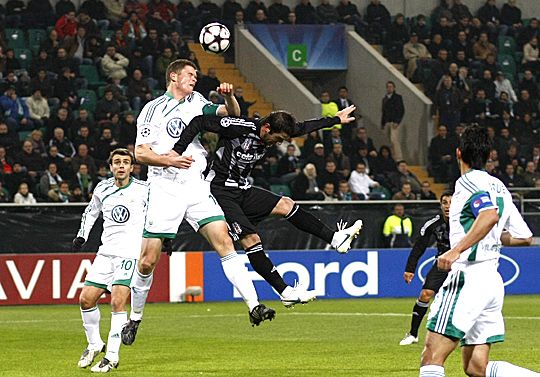 Küzdelmes volt a Wolfsburg–Besiktas meccs, de gól nem esett (fotó: Reuters)