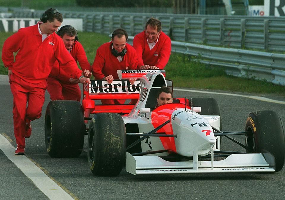 Nigel Mansell 1995-ös szerepvállalása a McLarennél finoman szólva is rossz döntésnek bizonyult (Fotó: Getty Images)