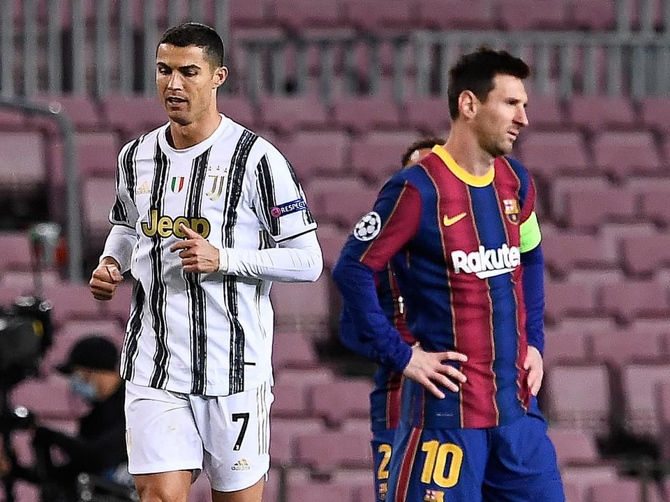 Az elmúlt bő egy évtized két meghatározó alakja, Cristiano Ronaldo és Lionel Messi is az álomcsapatba került (Fotó: AFP)