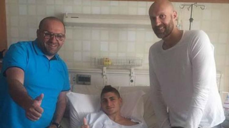 Sikeres volt Marco Verratti műtétje (Forrás: Instagram)