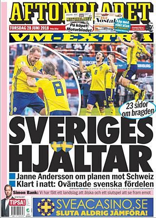Az Aftonbladet talált: Svédország hősei