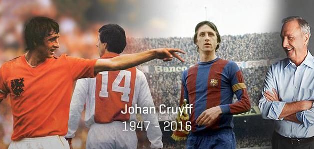 Johan Cruyff nincs többé, de emléke minden igazi futballrajongóban tovább él (Fotó: Facebook)