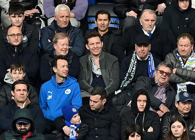 Nick Candy (középen) a Chelsea egyik márciusi mérkőzésén (Fotó: AFP)