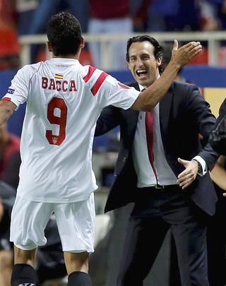 Carlos Bacca és Unai Emery a PSG-nél ismét együtt dolgozhat (Fotó: Action Images, archív)