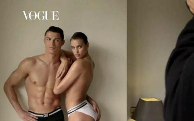 A portugál klasszis a spanyol Vogue címlapján villantott a szokásosnál többet (Fotó: 101greatgoals.com)