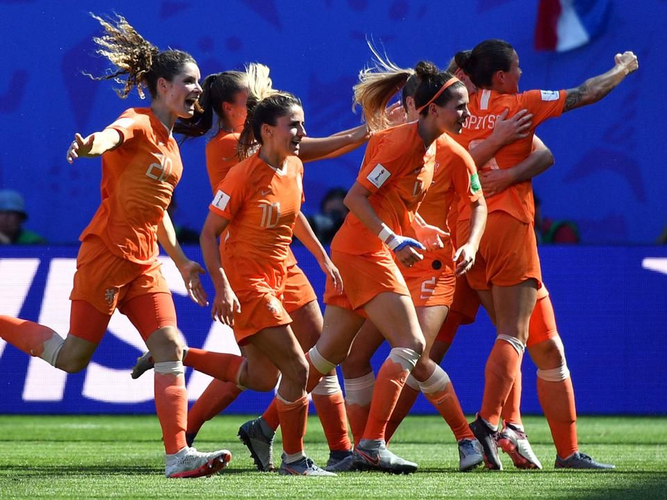 Hollandia már a négy között a vb-n (Fotó: AFP)