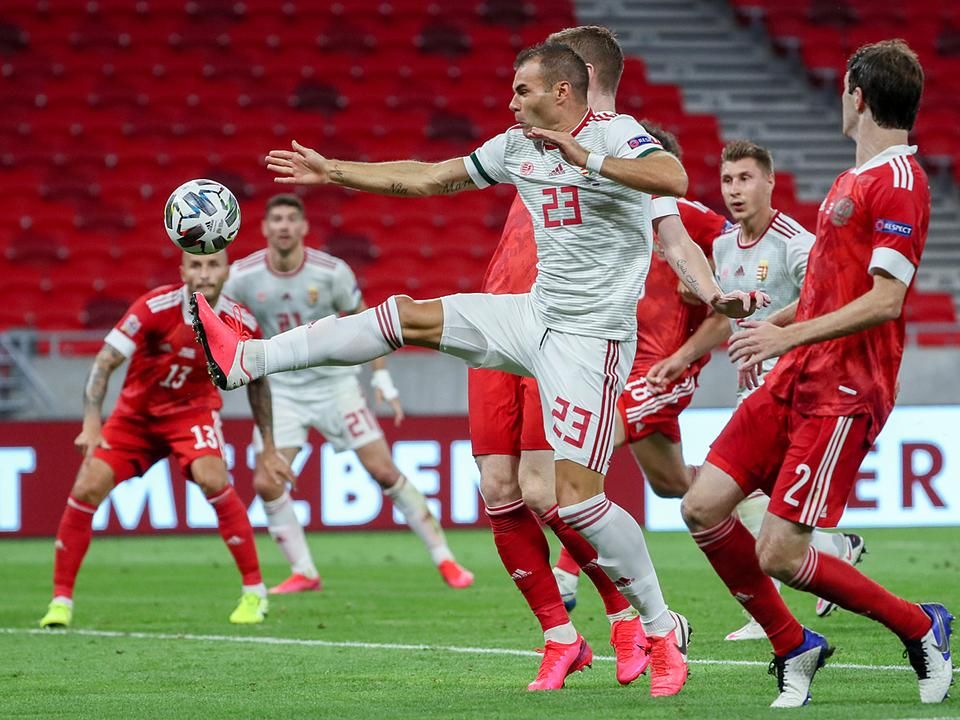 Nikolics Nemanja góljával 2–3 lett az eredmény (Fotó: Szabó Miklós)