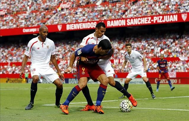A Barcelona mindhárom pontot otthagyta Sevillában  (Fotó: Action Images)