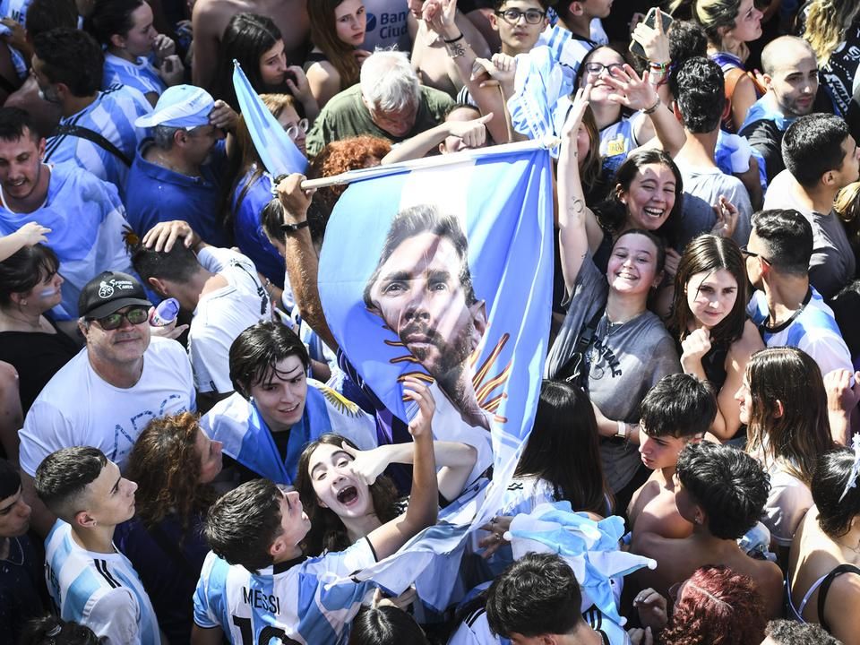 Lionel Messit óriási tömeg fogadta Buenos Airesben (Fotó: Getty Images)