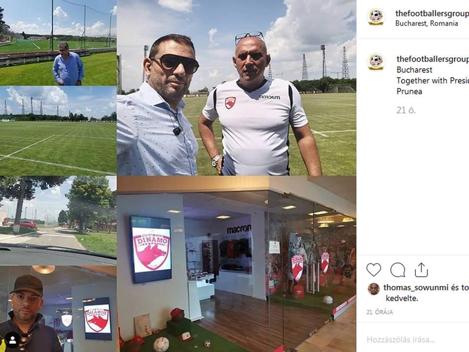 A Bőle Lukácsot is képviselő The Footballers Group a közösségi csatornáin posztolt képeket a Florin Pruneával történt találkozóról