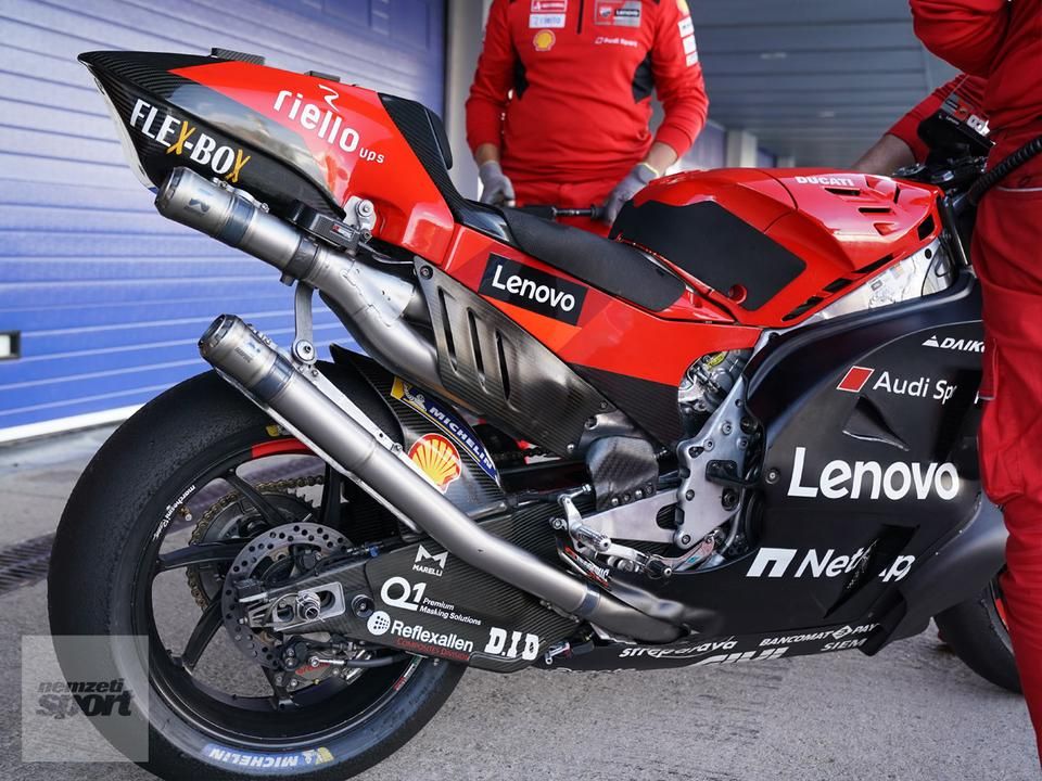 A Ducati által tesztelt verzió a 2021-es novemberi jerezi teszten (Fotó: Kovács Nikolett)