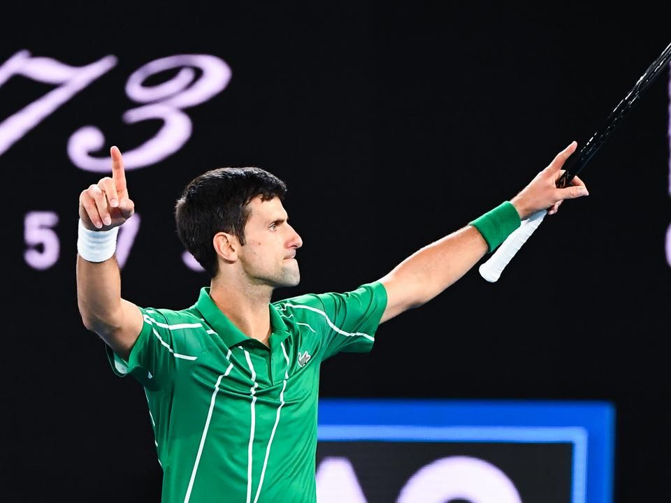 Djokovics nyolcadszor is győzni tudott az Australian Open döntőjében (Fotó: AFP)