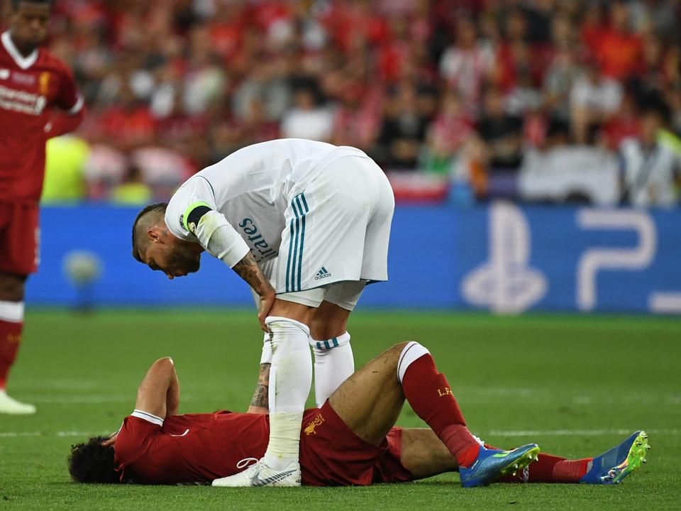 Sergio Ramos szerint indokolatlanul fel lett fúja a „Szalah-ügy” (Fotó: AFP)
