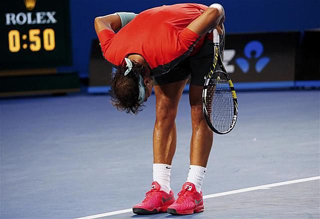 Rafael Nadalnak nagy fájdalmai voltak a második szett végén