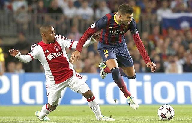 A Barca az első félidő közepén váltotta gólra mezőnyfölényét (Fotó: Reuters)