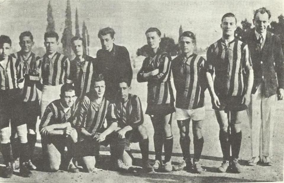 Egy 1920-as évekbeli AEK-csapatkép