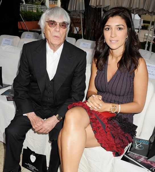 Bernie Ecclestone és Fabiana Flosi (Fotó: hellomagazine.com)