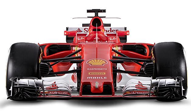 Az új Ferrari szemből