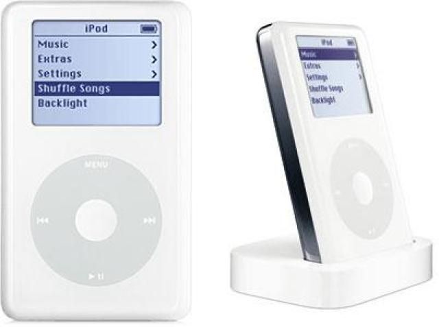 Az iPod már 60 GB-os volt, de a képernyője  még fekete-fehér