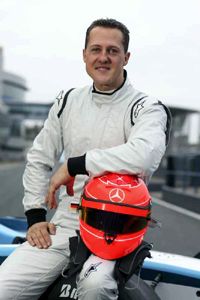 Schumacher az első tesztnapon (Fotó: Reuters)