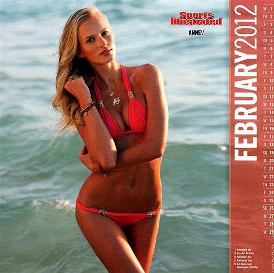 Miss Február: Annev (Fotó: Sports Illustrated)