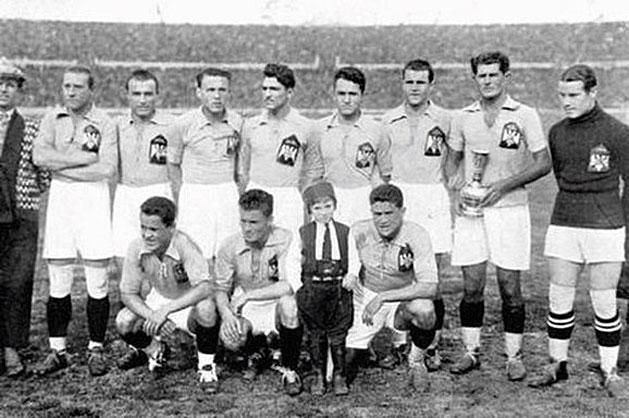 Az 1930-as vb-n Brazíliát legyőző csapat (Fotó: Blic.rs)