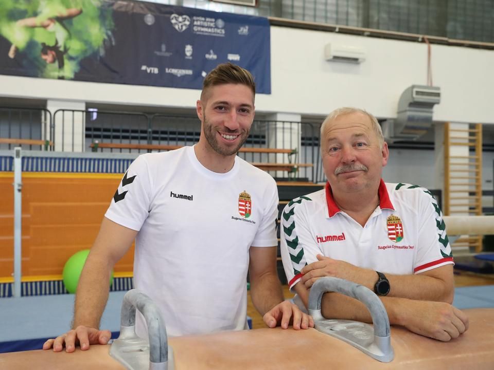 Krisztián Berki and his coach István Kovács (Photo: Hédi Tumbász)