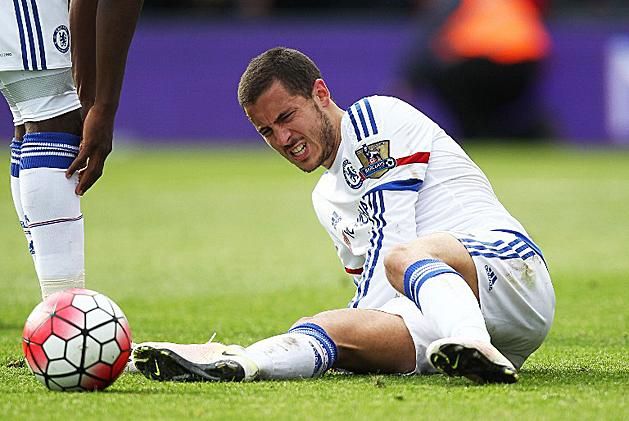 A 2015–2016-os a szenvedés szezonja volt Hazard-nak és a Chelsea-nek is (Fotó: AFP)
