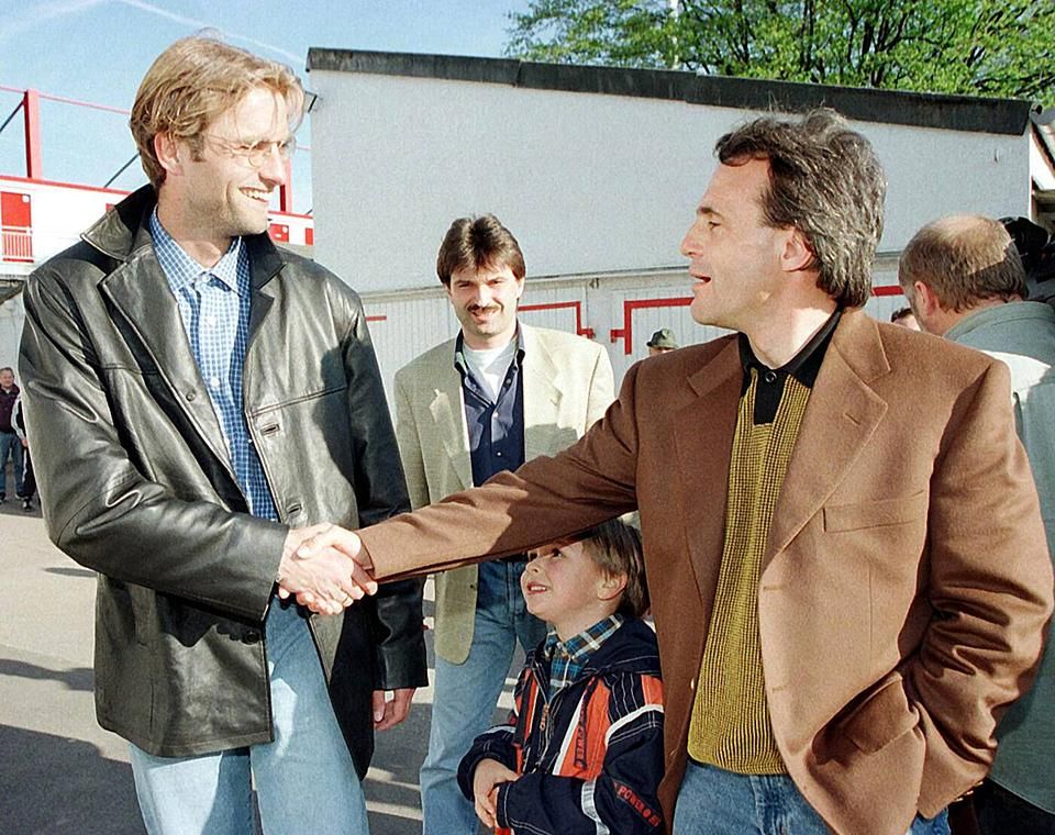 Jürgen klopp korábbi vezetőedzőjétől, Wolfgang Franktól (jobbra) tanulta a legtöbbet (Fotó: Imago Images)