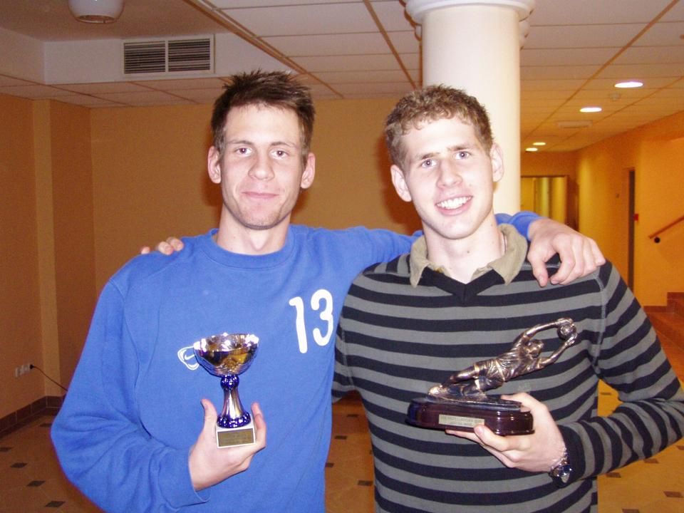 A két barát: Szekeres Adrián és Gulácsi Péter 2007-ben (Fotó: sandorkaroly.hu)