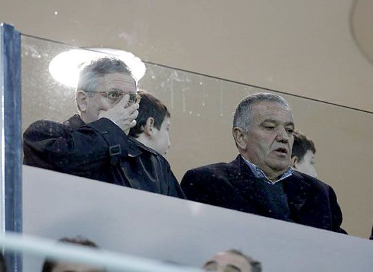 Aziz Yildrim (balra), a Fenerbahce elnöke aggódhat, csapata szinte biztosan érintett a botrányban (Fotó: Imago - archív) 