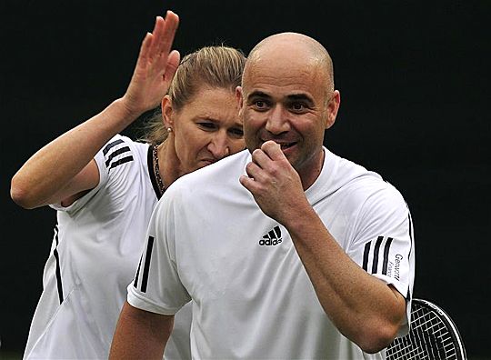 Steffi Graf és Andre Agassi is vállveregetést érdemel 1999-es párizsi szerepléséért