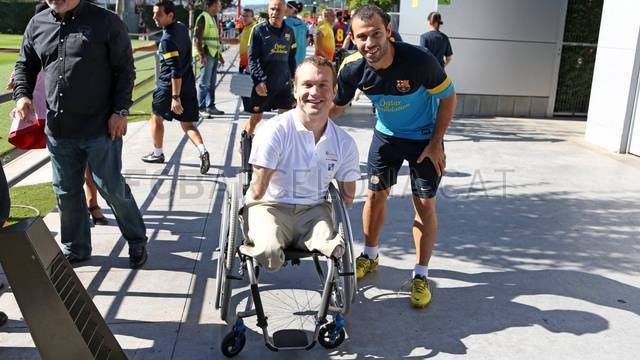 Ahogy Mascheranóval is meg lehet találni a közös hangot (Fotók: fcbarcelona.com)