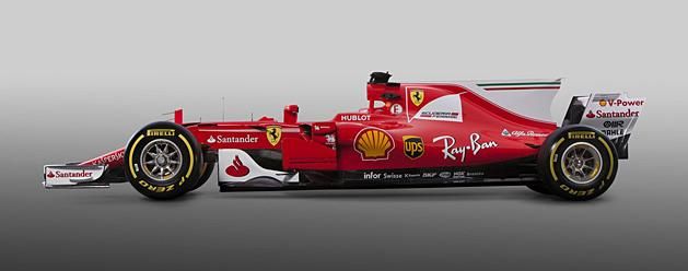 A Ferrari 2017-es F1-es versenygépe, az SF70H