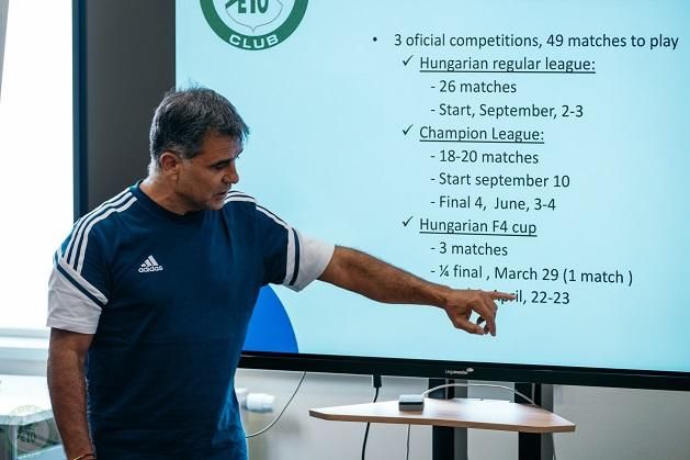 Martín outlines what lies ahead for the team next season (Photo: Győri Audi ETO/Anikó Kovács)