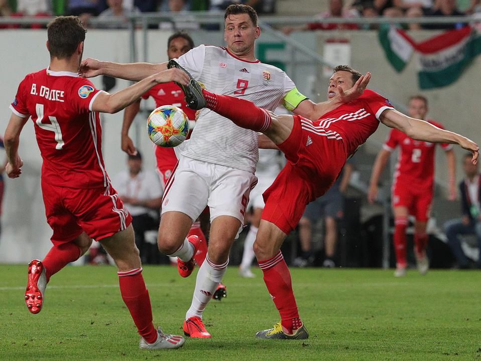 A rengeteget küzdő Szalai Ádám ritka kincse a magyar futballnak (Fotó: Török Attila)