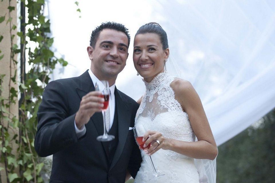 Xavi Hernández esküvője júliusban volt (forrás: mundodeportivo.com)