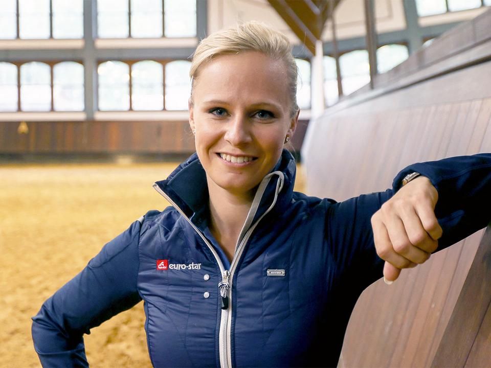 Victoria Max-Theurer nem kockáztatott, a lova egészsége miatt feladata olimpiai álmait (Fotó: AFP)