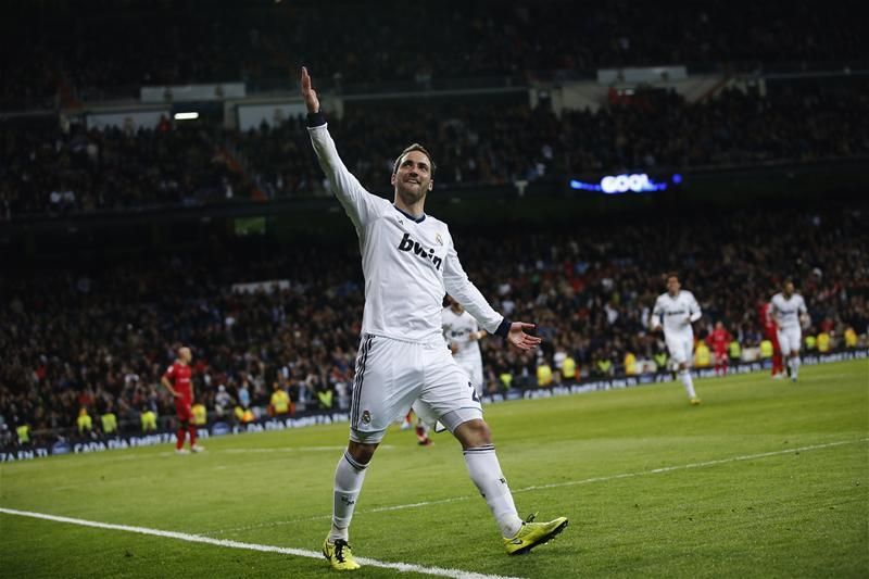 Higuaín két gólt és egy gólpasszt jegyzett a Mallorca ellen (Fotó: Action Images)