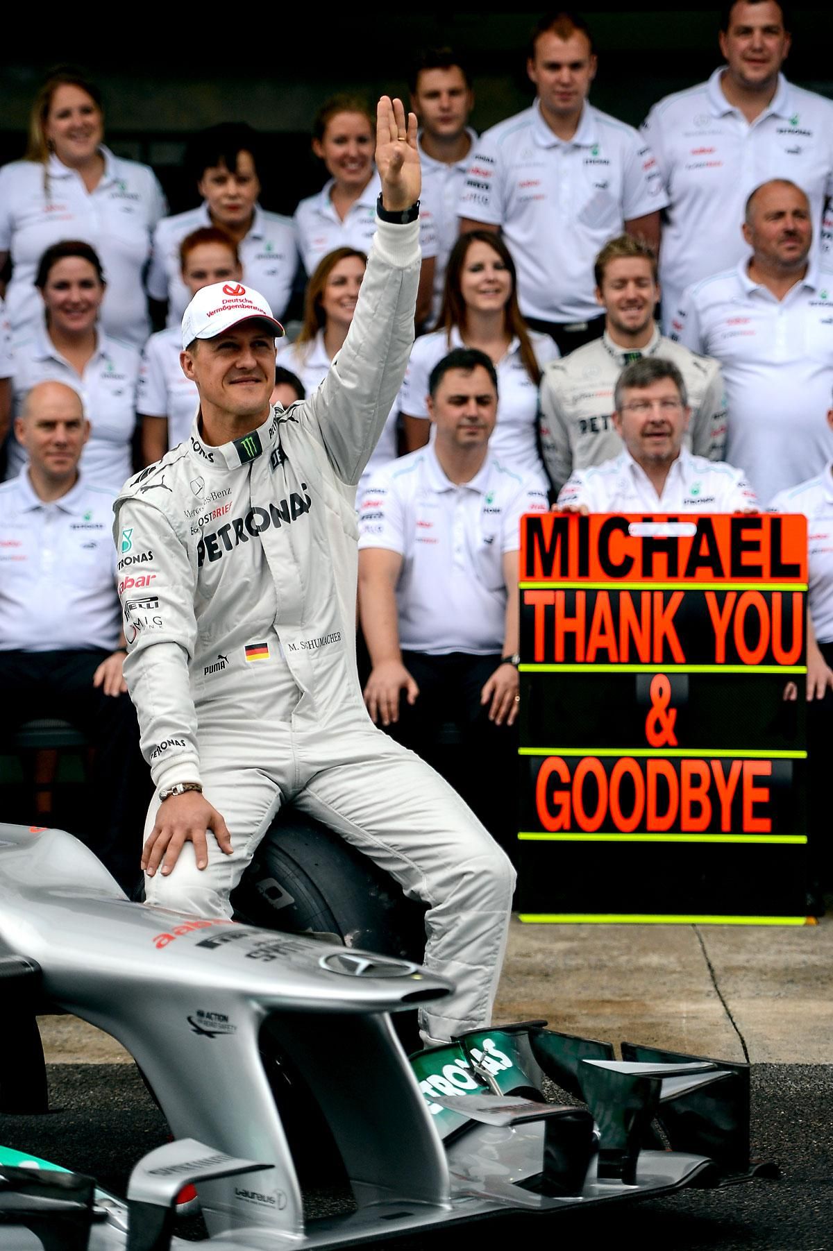 Michael Schumacher tapasztalata kincset ért a Mercedesnek (Fotó: AFP)