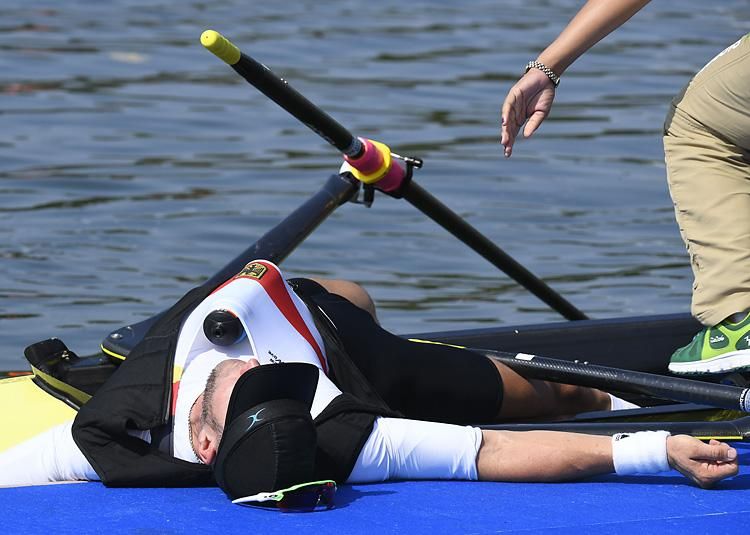 Úgy is mondhatnánk, hogy rossz bőrben volt (Fotó: AFP)