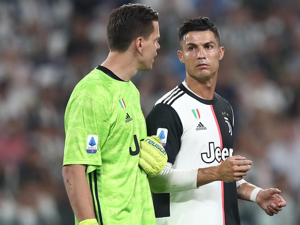 Cristiano Ronaldo mellett Wojciech Szczesny tehet a legtöbbet a Juventus sikeréért – már ha ő fog védeni a BL-ben is (Fotó: AFP)